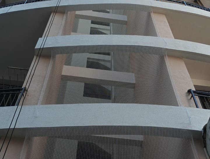 Child safety invisible grill for balcony