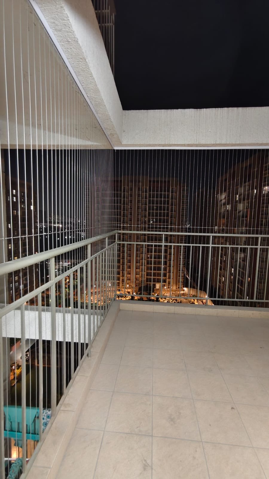 Invisible safety grill for apartment balcony Kolkata